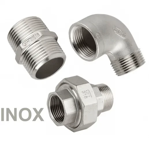 Fitinguri standard din diferite tipuri de inox