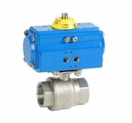 Robineti cu actuator pneumatic GNP