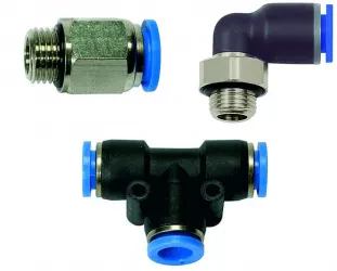 Cuple push-in - Seria standard - POM albastru