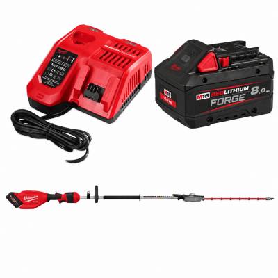 Trimmer pentru gard viu cu tija extinsa M18 FUEL 216 cm - Milwaukee M18 FHETE22-802