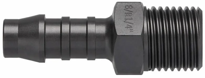 Conector  drept cu filet exterior conic - PA 6