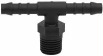 Conector T cu filet exterior conic - PA 6