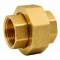 Niplu detasabil cu filete interioare G 3/4&QUOT;, etansare plana, PN 16, alama