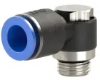 Cupla L banjo push-in cu filet cilindric exterior si O-ring, seria standard