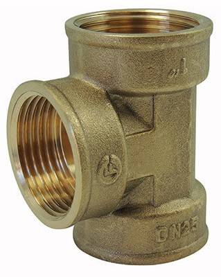 Conector T cu filete interioare G 1&QUOT;, PN 16, alama