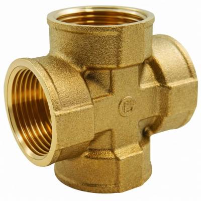 Conector X cu filete interioare G 3/8&QUOT;, alama