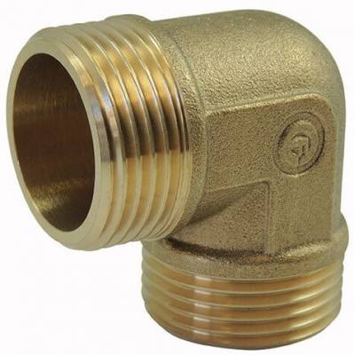 Cot 90° cu filete exterioare G 1&QUOT;, PN 16, alama