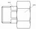 Racord olandez lung, filet ext. R 2&QUOT;-int. G 2 1/2&QUOT;, etansare conica, PN 16, alama
