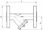 Filtru Y, flanse PN16, 2 1/2&QUOT; (DN65)