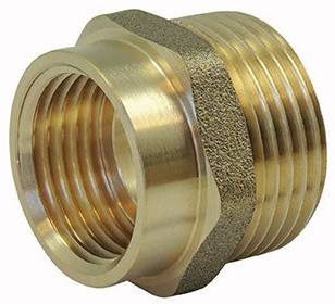 Reductie cu filet exterior G 2&QUOT; - interior G 1 1/2&QUOT;, PN 16, alama