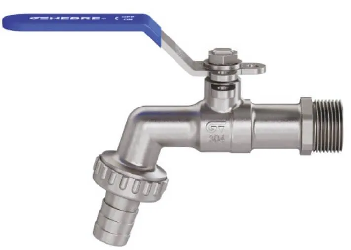 Robinet din inox cu dublu serviciu, orificiu complet
