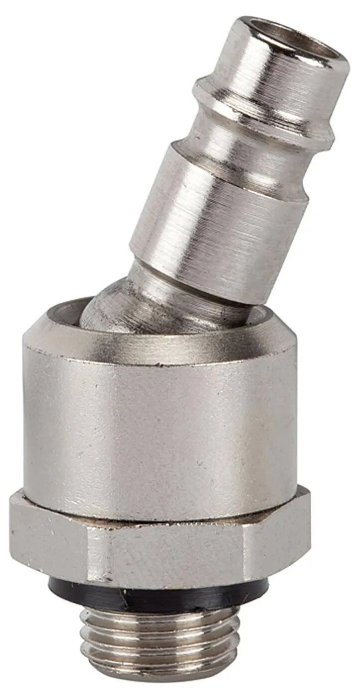Cupla rapida rotativa tata DN 7,2 - 7,8 cu filet exterior, alama nichelata