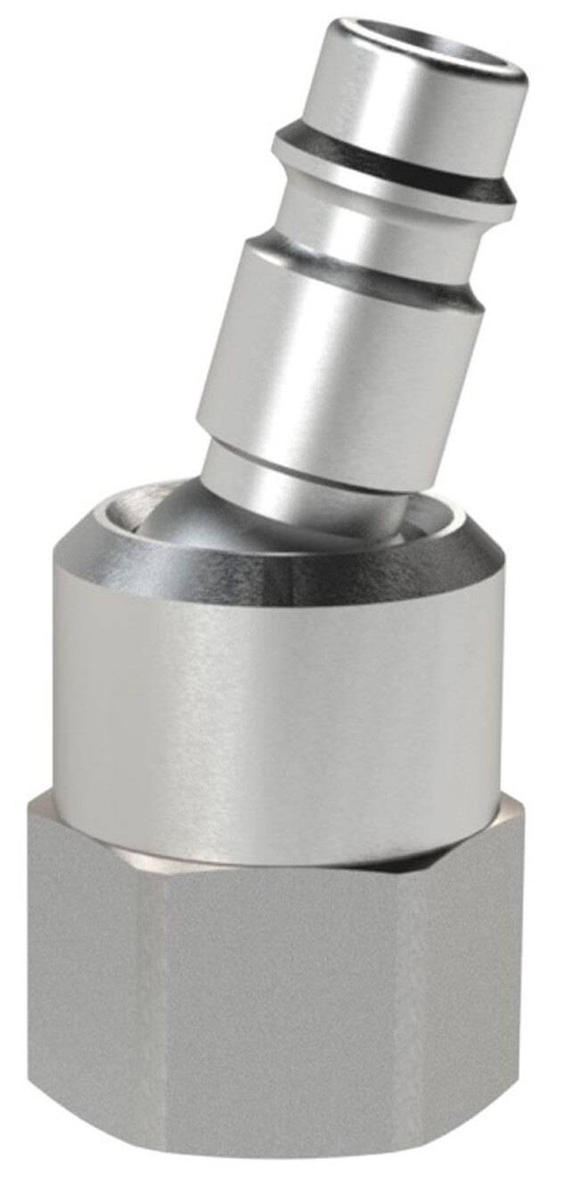 Cupla rapida rotativa tata DN 7,2 - 7,8 cu filet interior, alama nichelata