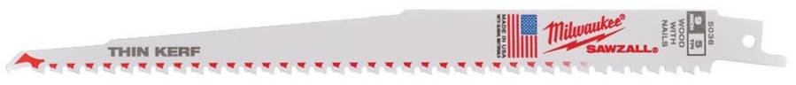 Lemn cu cuie: Panze pentru demolari THIN KERF - 5 buc - 230 mm