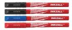 Markere colorate cu varf fin INKZALL - 4 buc - Milwaukee