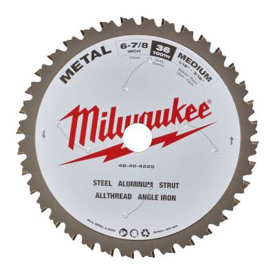 Panza fierastrau circular pentru metal 174 x 20 x 1,6 mm - 36 dinti - Milwaukee