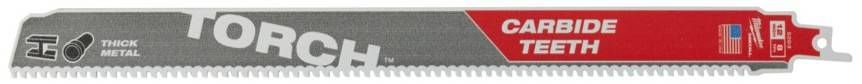 Metal: Panza Heavy duty TORCH cu dinti din carbura - 8 TPI - 1 buc - 300 mm