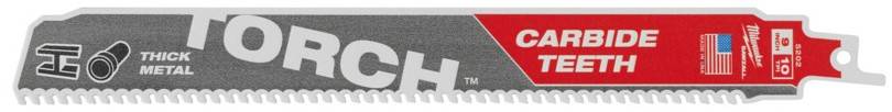 Metal: Panze Heavy duty TORCH cu dinti din carbura - 10 TPI - 5 buc - 230 mm