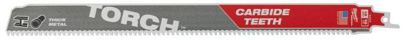 Metal: Panza Heavy duty TORCH cu dinti din carbura - 10 TPI - 1 buc - 300 mm
