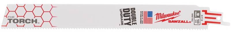 Metal: Panze Heavy duty TORCH pentru lucrari de demolare - 10 TPI - 5 buc - 230 mm