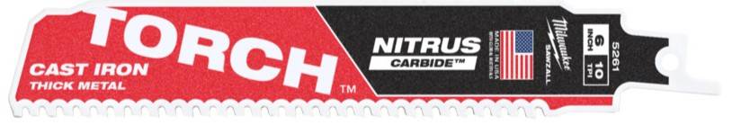 Metal: Panza Heavy duty TORCH NITRUS CARBIDE - 10 TPI - 1 buc - 150 mm