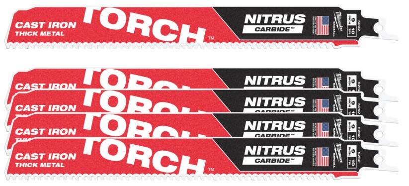 Metal: Panze Heavy duty TORCH NITRUS CARBIDE - 10 TPI - 5 buc - 230 mm