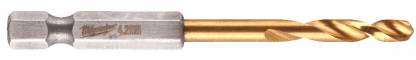 RED HEX - Burghiu SHOCKWAVE HSS-Ground Titan pentru metal 4,2 x 74 mm - Milwaukee