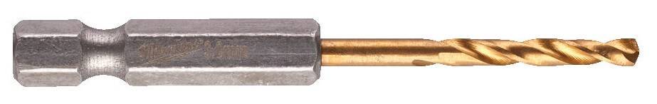 RED HEX - 2 Burghie SHOCKWAVE HSS-Ground Titan pentru metal 3 x 65 mm - Milwaukee