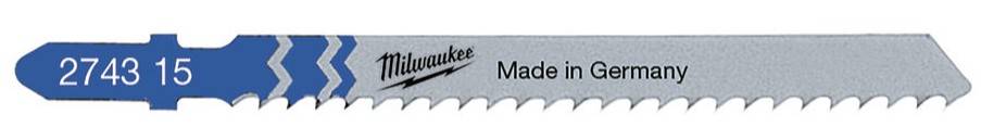 Panza pentru aluminiu - 75 x 3 mm - T 127 D - 5 buc - Milwaukee