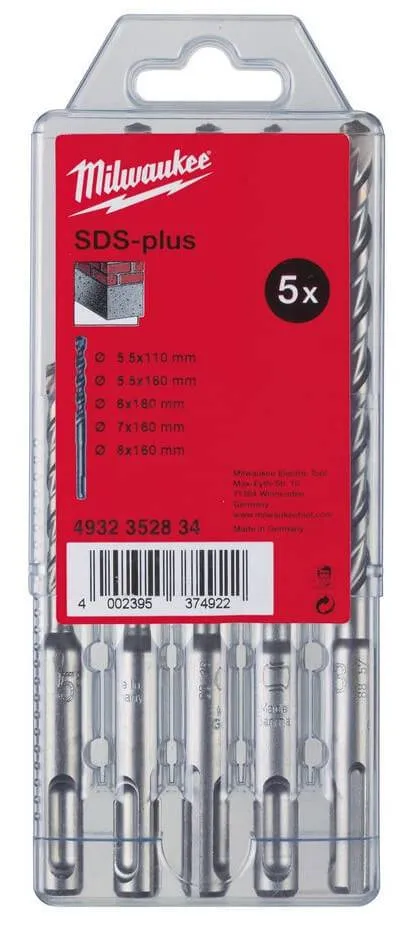 Set 5 Burghie SDS PLUS M2 GB - 2 Taisuri