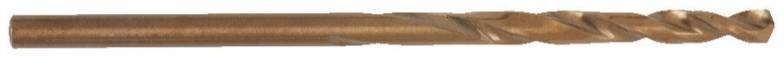 2 Burghie RED COBALT pentru metal 3,2 x 61 mm - HSS-Ground - DIN 338 - Milwaukee