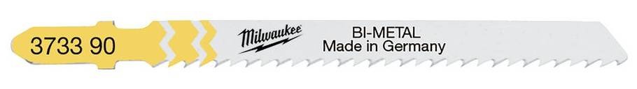 Panza taieri curbate si fara aschii bi-metal 75 x 2,5 mm - T 101 BF - 5 buc - Milwaukee