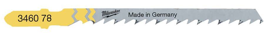 Panza pentru taiere curbata 75 x 4 mm - T 244 D - 25 buc - Milwaukee