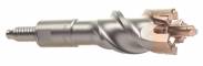 Burghie de strapungere TCT SDS-MAX - design dintr-o bucata