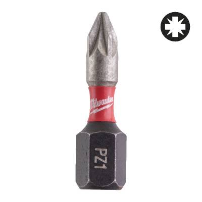 Biti PZ pentru surubelnite PZ1 x 25 mm SHOCKWAVE IMPACT DUTY - 25 buc - Milwaukee
