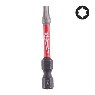 Biti TX pentru surubelnite TX20 x 50 mm SHOCKWAVE IMPACT DUTY - 10 buc -Milwaukee