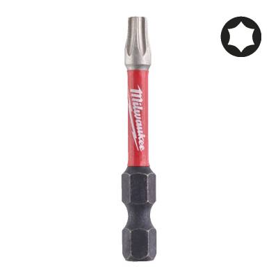 Biti TX pentru surubelnite TX25 x 50 mm SHOCKWAVE IMPACT DUTY - 10 buc - Milwaukee