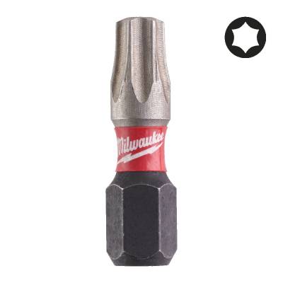 Biti TX pentru surubelnite TX27 x 25 mm SHOCKWAVE IMPACT DUTY - 3 buc - Milwaukee