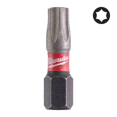 Biti TX pentru surubelnite TX30 x 25 mm SHOCKWAVE IMPACT DUTY - 2 buc - Milwaukee
