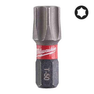 Biti TX pentru surubelnite TX50 x 25 mm SHOCKWAVE IMPACT DUTY - 3 buc - Milwaukee