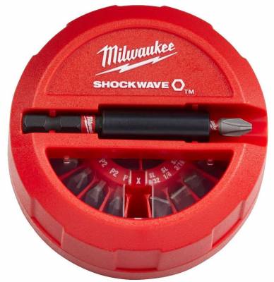 Set de 15 biti SHOCKWAVE Impact Duty - Milwaukee