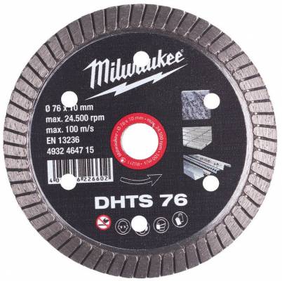 Discuri diamantate DHTS 76 mm - Milwaukee