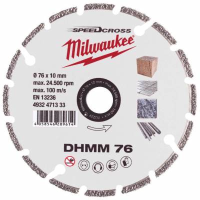 Disc diamantat DHMM 76 mm - Milwaukee