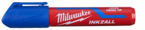 Marker INKZALL, albastru, cu varf lat - marimea L - Milwaukee