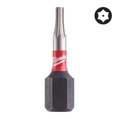 TX BO Bits for Screwdrivers TX BO8 x 25 mm SHOCKWAVE IMPACT DUTY - 3 pcs - Milwaukee