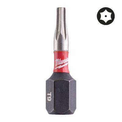Biti pentru surubelnite TX BO9 x 25 mm SHOCKWAVE IMPACT DUTY - 3 buc - Milwaukee