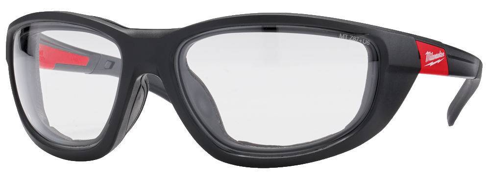 Ochelari de protectie transparenti premium cu garnitura - Milwaukee
