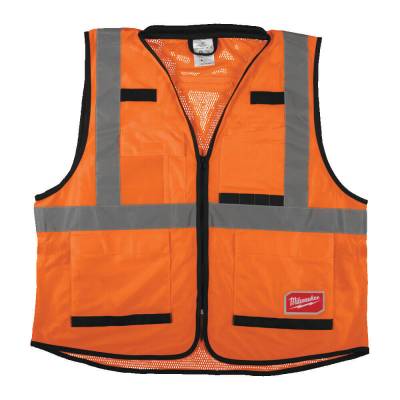 Vesta de inalta vizibilitate premium, portocalie - 2XL / 3XL - Milwaukee
