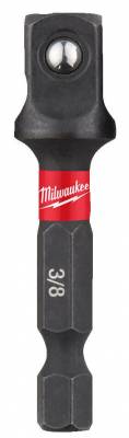 Adaptor 1/4&QUOT; HEX - 3/8&QUOT; Patrat pentru chei tubulare 50 mm SHOCKWAVE IMPACT DUTY - Milwaukee
