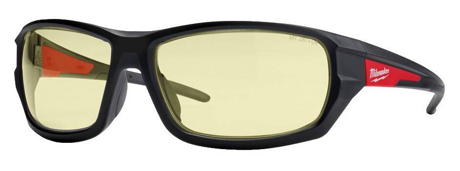 Ochelari de protectie premium cu lentila galbena - Milwauakee